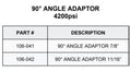 Tritech 90 Winkeladapter 7/8" & 11/16" für Düsenverlängerungen