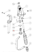 TriTech Feder-Dichtungseinheit 360/380/420 – Ersatzteil